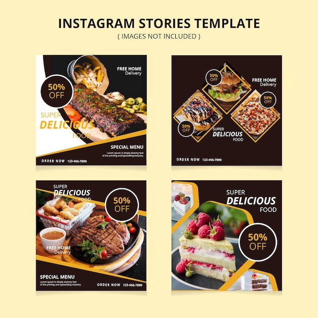 Social media post template compilation