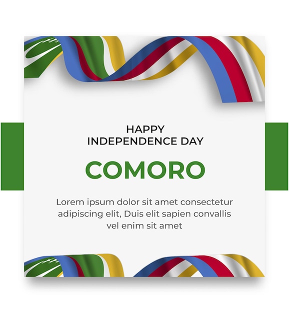 Vector social media post templates with the theme of world countries independence day