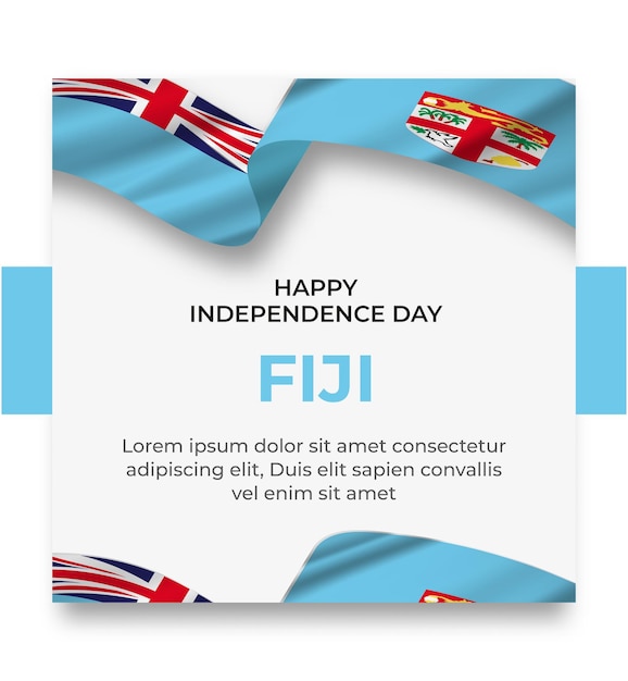 Vector social media post templates with the theme of world countries independence day