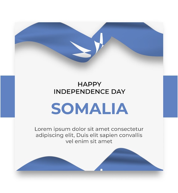 Vector social media post templates with the theme of world countries independence day