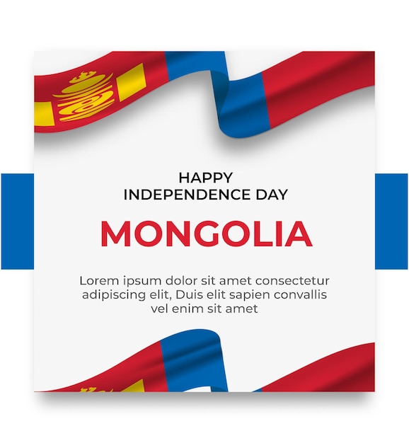 Vector social media post templates with the theme of world countries independence day