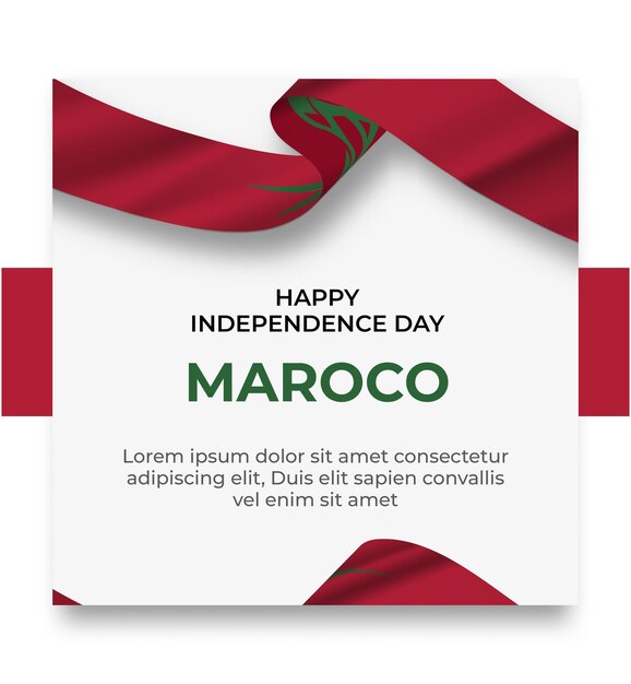 Vector social media post templates with the theme of world countries independence day