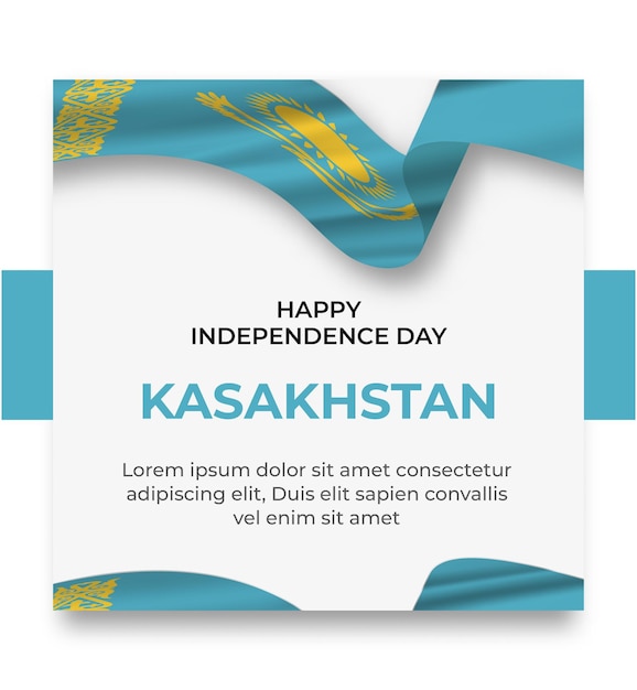 Vector social media post templates with the theme of world countries independence day