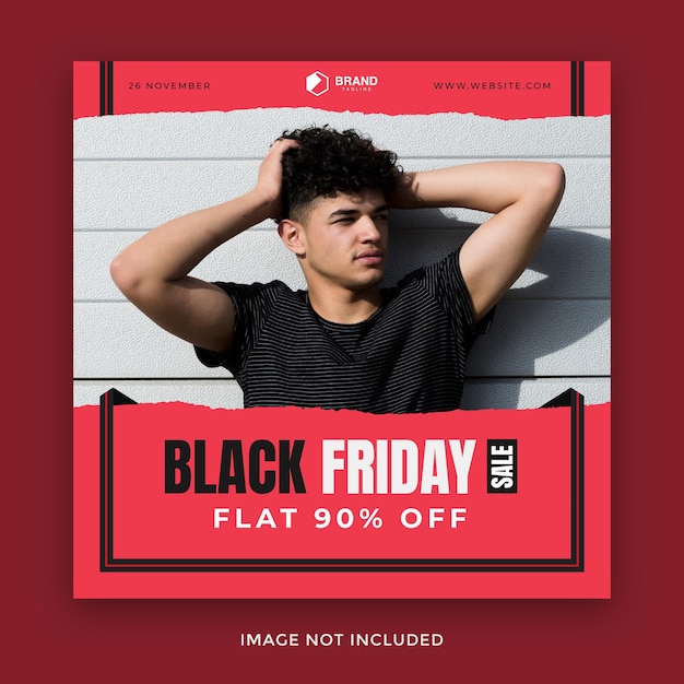 Social media post voor black friday sale