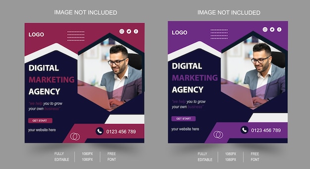 Social Media Postontwerp