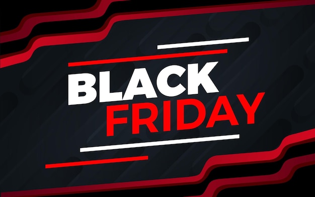 Social media postsjabloon voor Black Friday-verkoopbanner