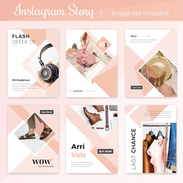 Social media product sale post template