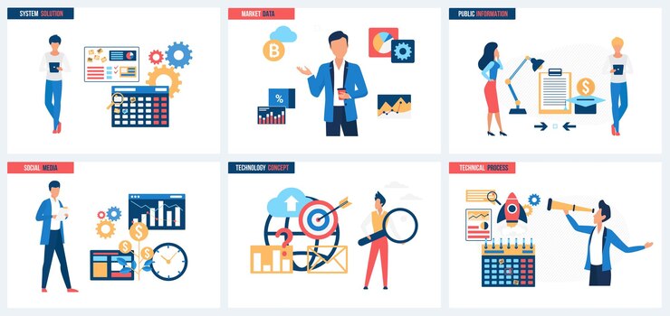 Vector social media public market information technical process and system solutions set