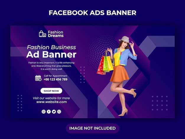 Banner di vendita di social media per post web e instagram