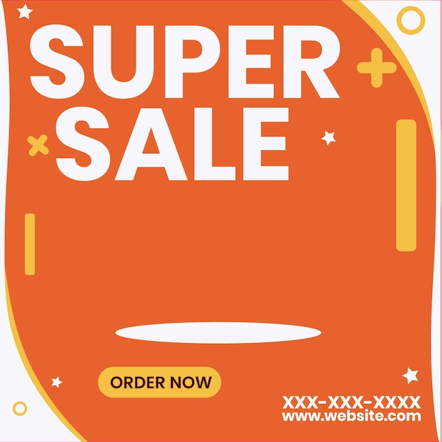 social media super sale post