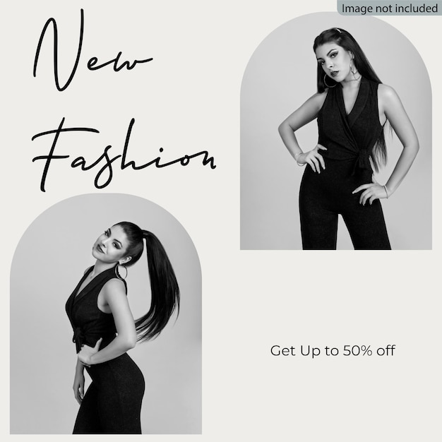 social media template post selling clothes