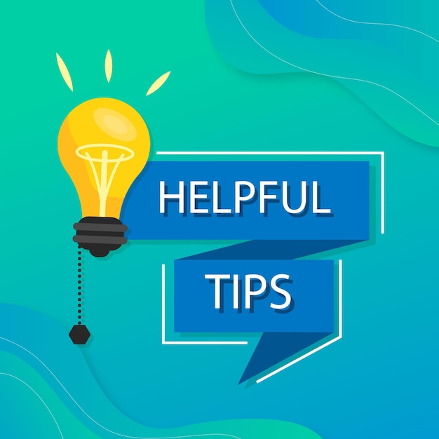 social media tips advice tutorial post headline cover banner template