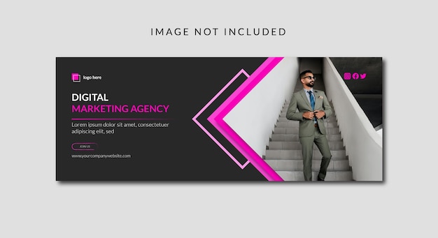 social media web banner