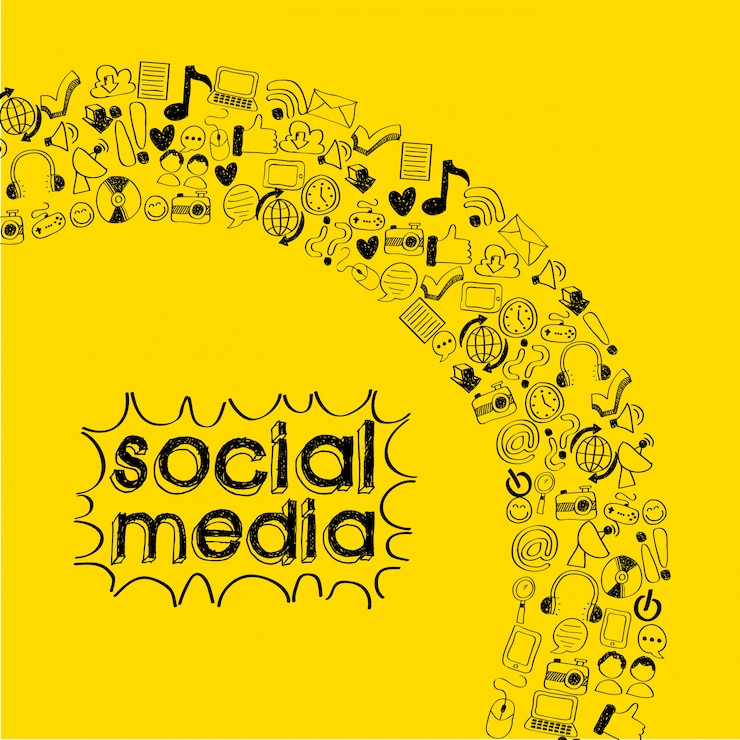 Vector social media 