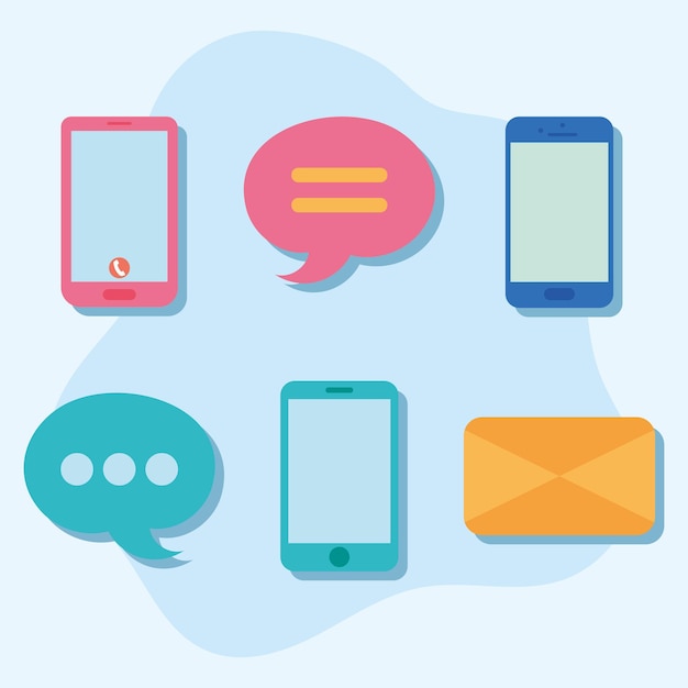 Social messaging en mobiele telefoons