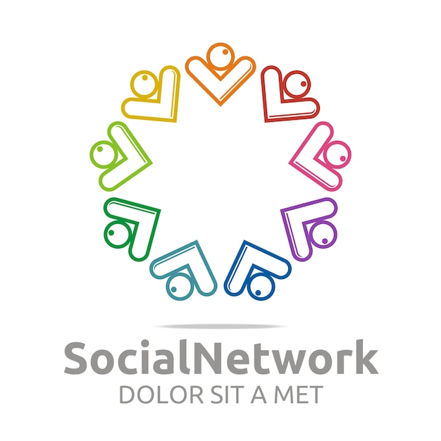 Social network logo