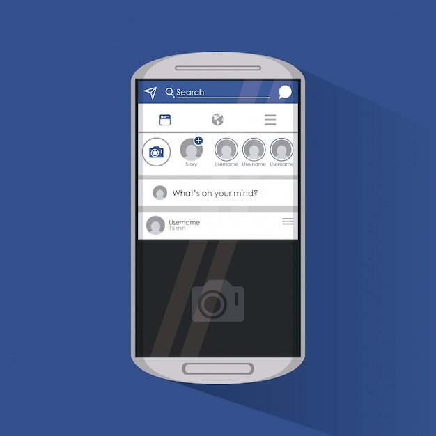 Social network smartphone interface