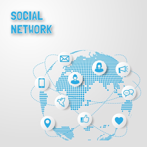 Vector social network technology