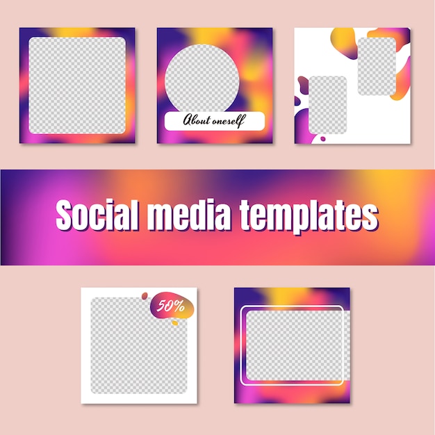 Social network templates