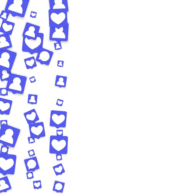 Sociale media-achtergrond.