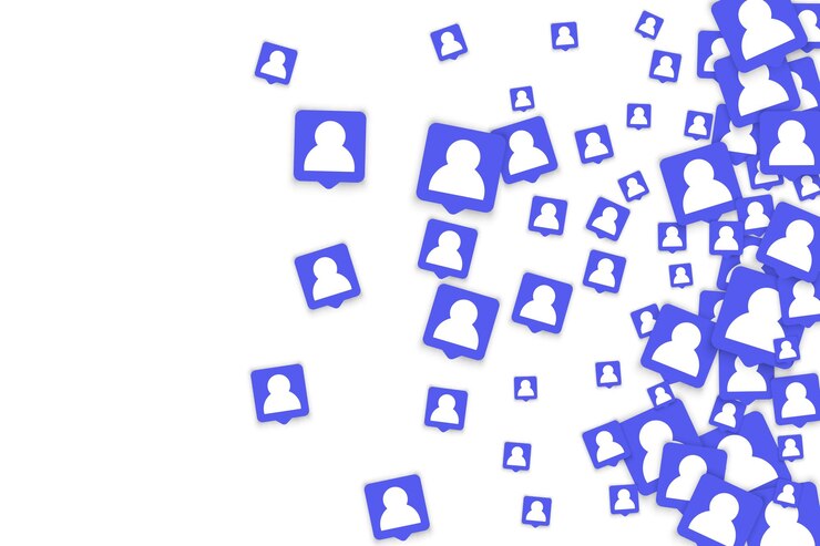 Sociale media-achtergrond.