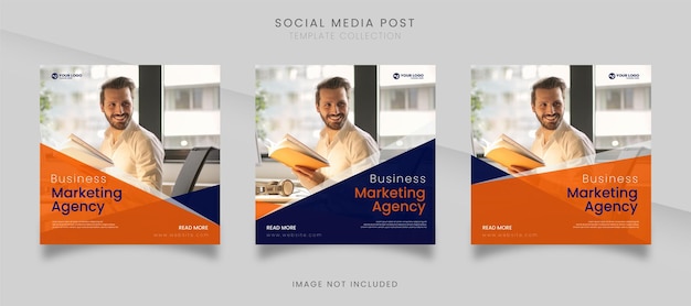 Sociale media plaatsen instagram-sjabloon zakelijke marketing