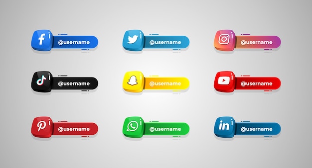 Vector socialmedia_username