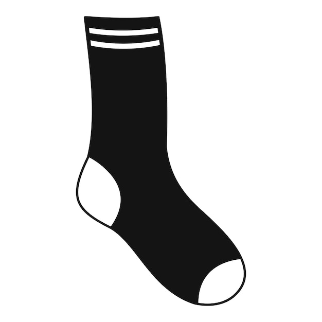 Sock icon Simple illustration of sock vector icon for web