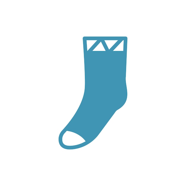 sock icon vector design template