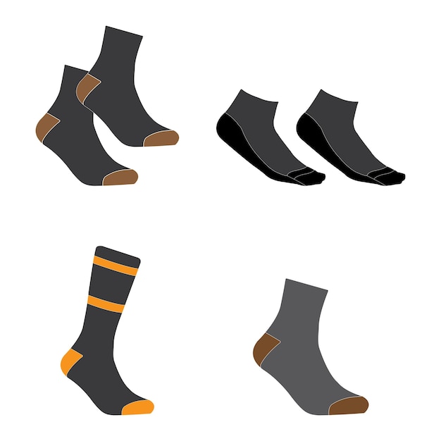 Vector sock icon vector illustration symbol design