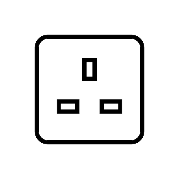 socket icon vector template illustration logo design