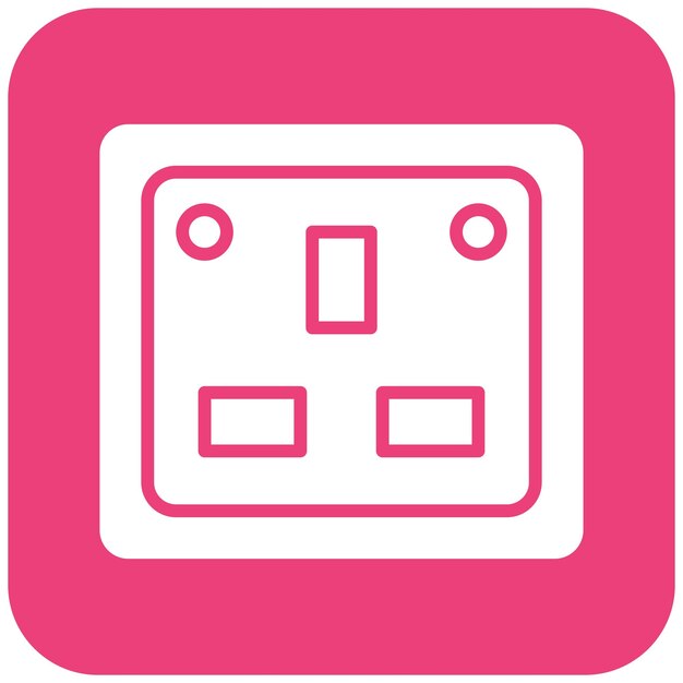 ソケットベクトルアイコンデザインイラスト