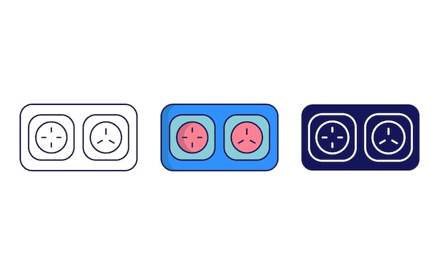 socket vector icon