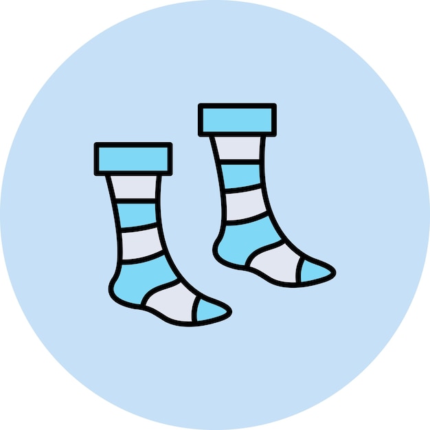 Socks icon vector image Can be used for Clothes