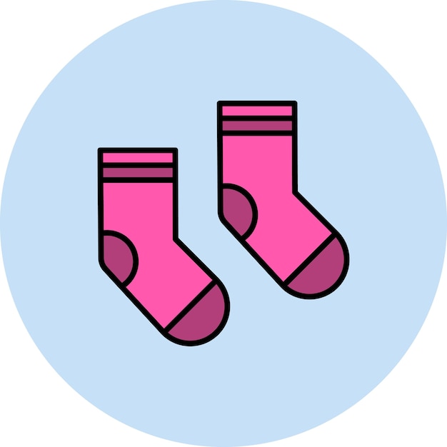 Socks icon vector image Can be used for Sewing