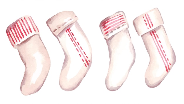 Socks Watercolor clipart