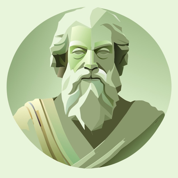 Socrates vector illustration