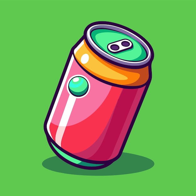 ベクトル soda can vector illustration