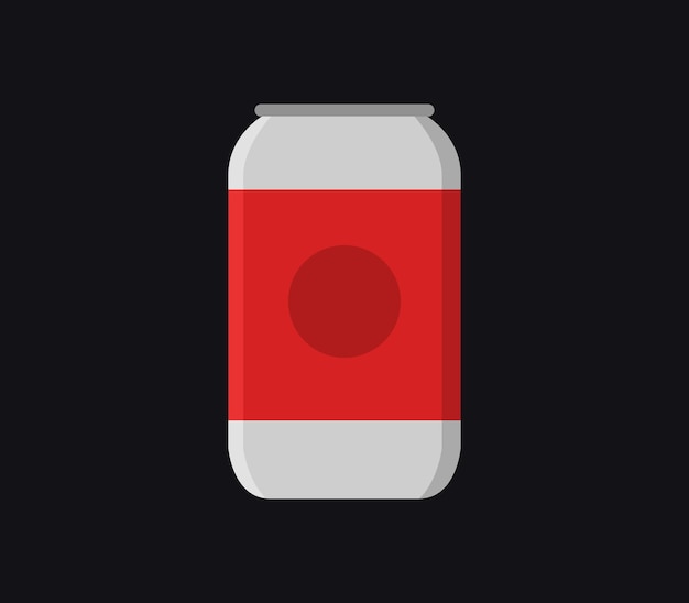 Vector soda can