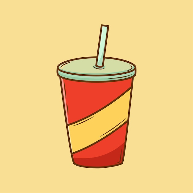 Soda soft drink illustration