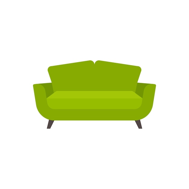 Sofa clipart ontwerp sjabloon vector