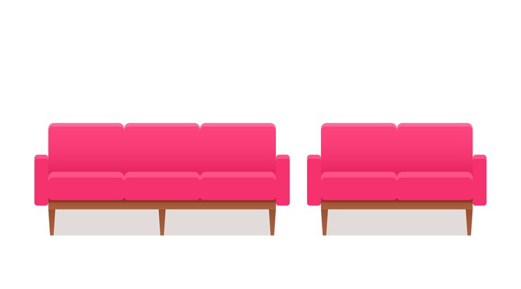 Vector sofa, couch, armchair
