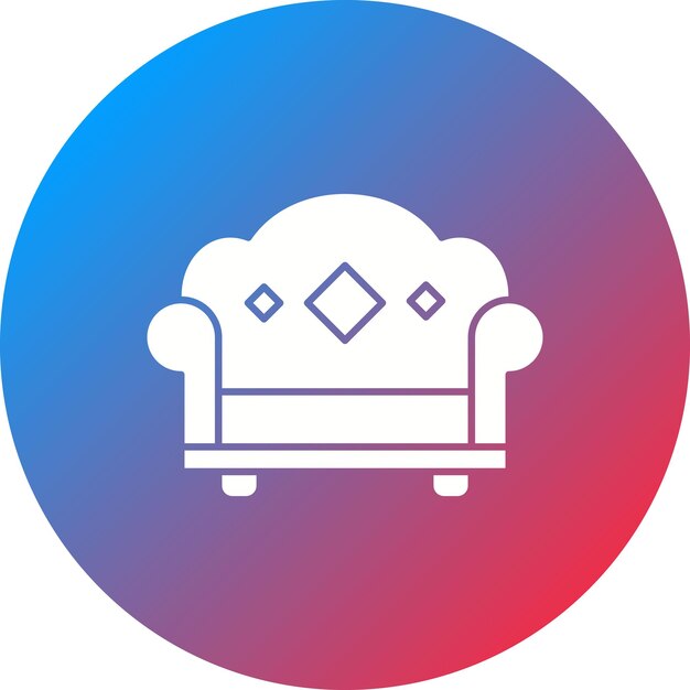 Sofa icon vector image Can be used for Interior