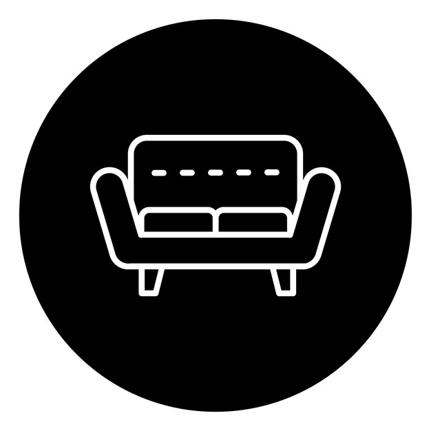 ソファのアイコン