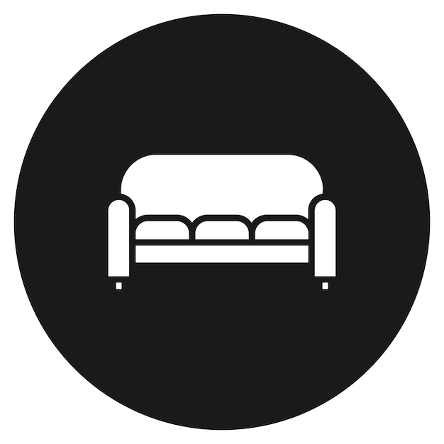 Sofa vector icon Can be used for Interior iconset