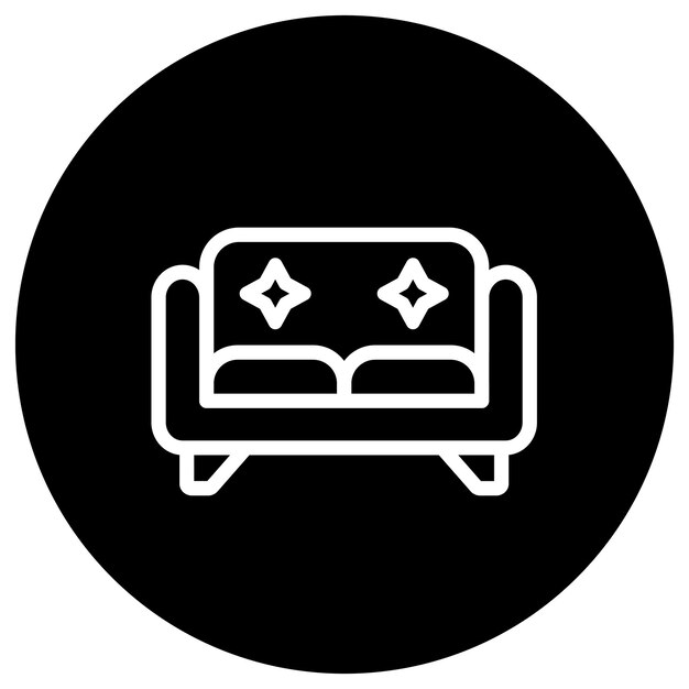 Sofa Vector Icon Design Illustratie