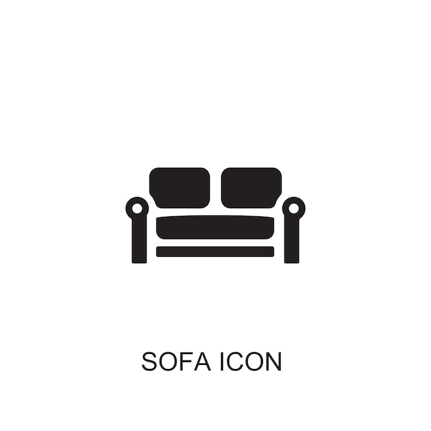 Sofa vector icon icon