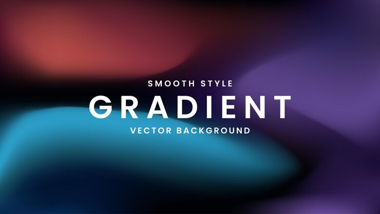 Vector soft abstract gradient background vector