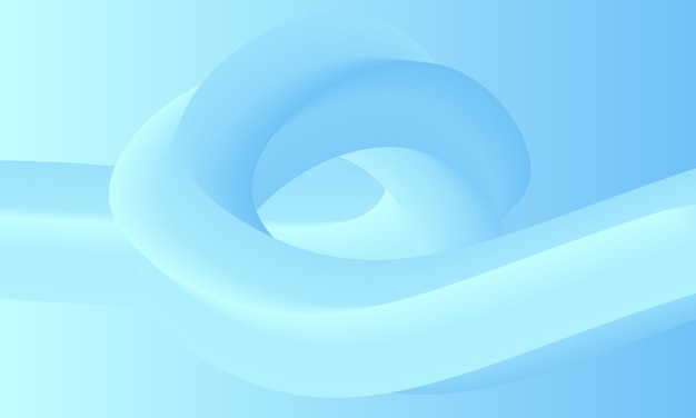 グラデーションの背景に 3 d 形状のソフト ブルー ベクトル イラスト