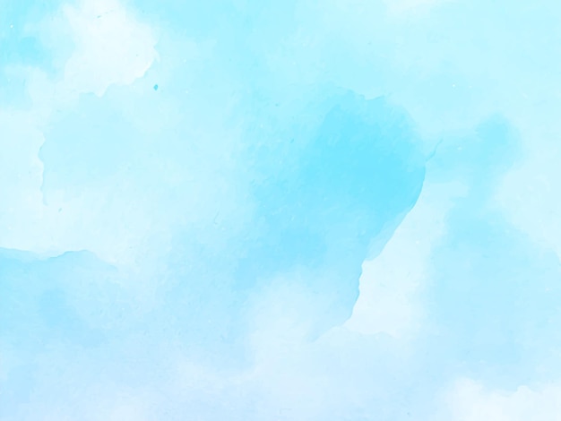 Soft blue watercolor background